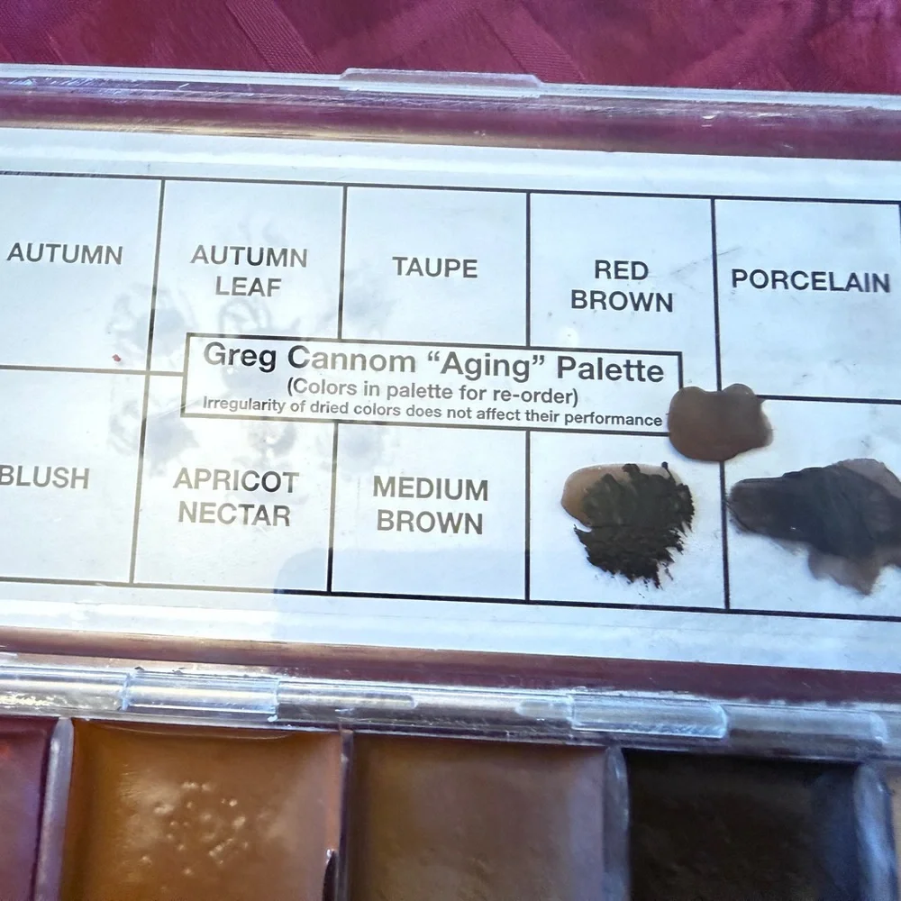 Makeup Professional SFX 99% alcohol activated palette Aging by Greg Cannon
